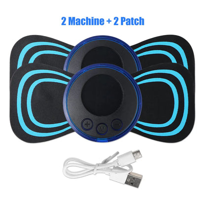 TechPeutic Portable Electric Neck Massager For  Cervical Muscle Pain Relief